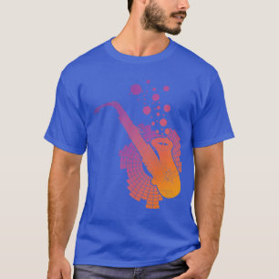 Camiseta Jazz Lover Saxofonist Music Instrumental Saxofón