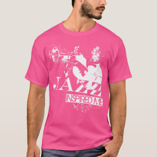 Camiseta Jazz Me Inspire Jazz Band Drummer Horn Trumpet S