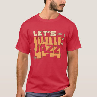 Camiseta Jazz Music deja a los amantes de la música jazz ao
