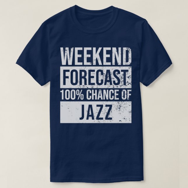 Camiseta Jazz Music Gift Jazz Forecast (2) (Diseño del anverso)