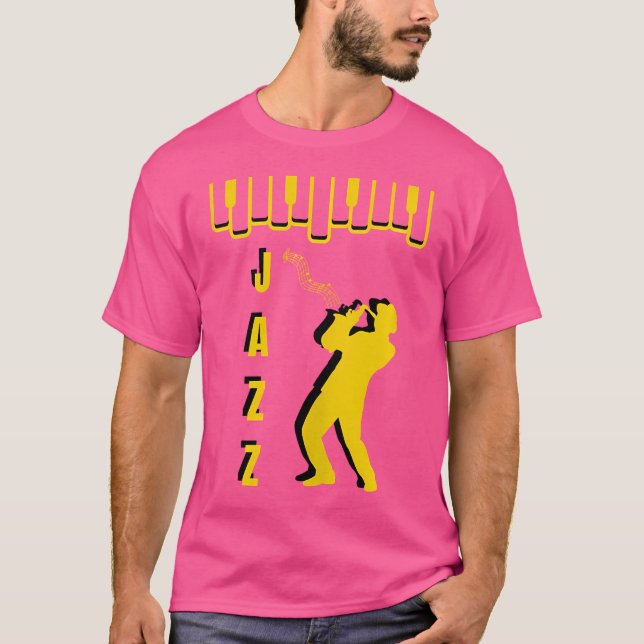 Camiseta Jazz Music Graphics (Anverso)