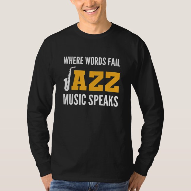 Camiseta Jazz Music Speaks Orchestra Member (Anverso)