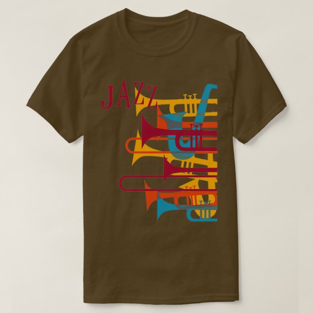 Camiseta Jazz Music Spirit Sax (Diseño del anverso)