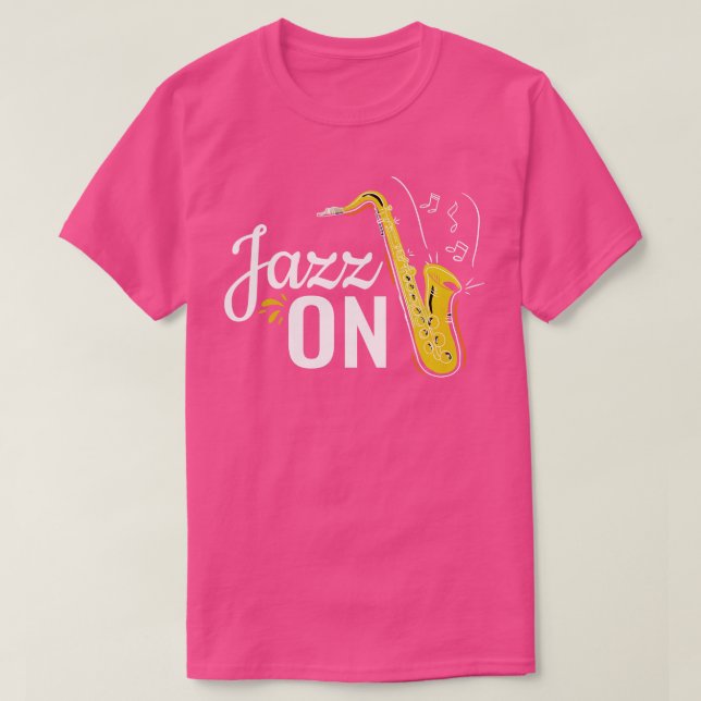 Camiseta Jazz On (Diseño del anverso)