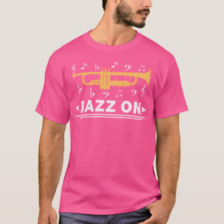Camiseta Jazz On Trumpet Player Blues Music Avers Retro Sm