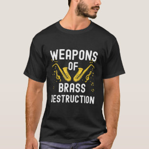 Camiseta Jazz Para Mujeres Jóvenes Y Hombres Instrumento Sa
