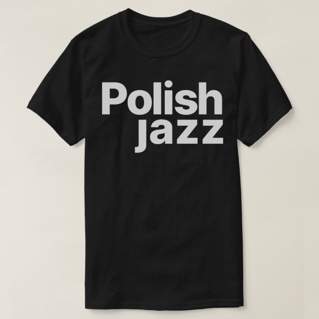 Camiseta jazz polaco (Diseño del anverso)