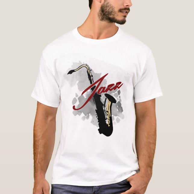 Camiseta Jazz Saxofón (Anverso)