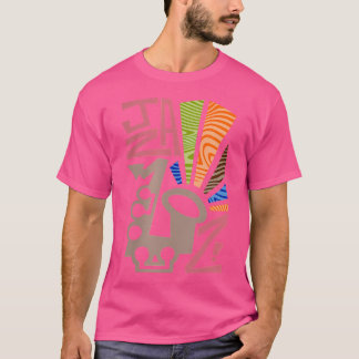 Camiseta Jazz Saxofón femenino