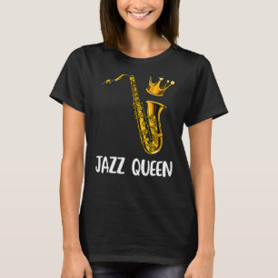 Camiseta Jazz Saxofoniano Mujeres Chicas Saxofonistas Jazz
