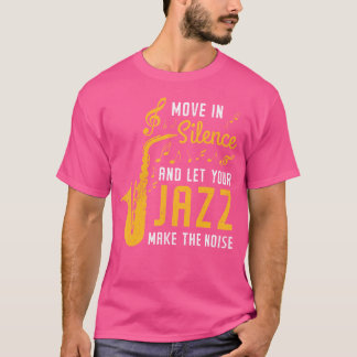 Camiseta Jazz Tshirt Saxophonist Jazzband Pl