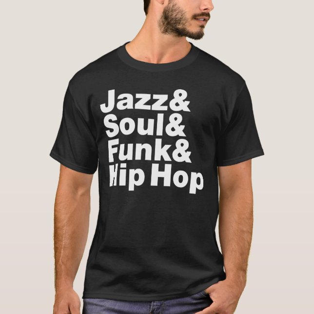 Camiseta Jazz y alma y miedo y Hip Hop (Anverso)