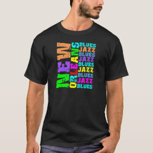 Camiseta Jazz y azules de New Orleans