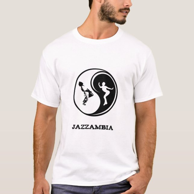 Camiseta Jazzambia Yin Yang (Anverso)