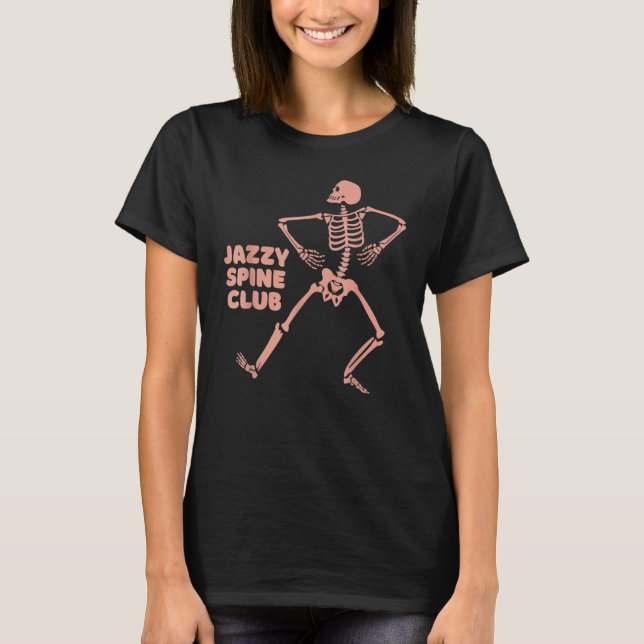 Camiseta Jazzy Spine Club Scoliosis Warrier (Anverso)