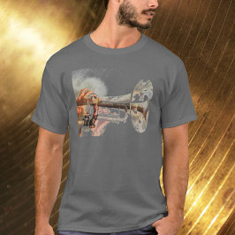 Camiseta Jazzy Trumpet Flugelhorn