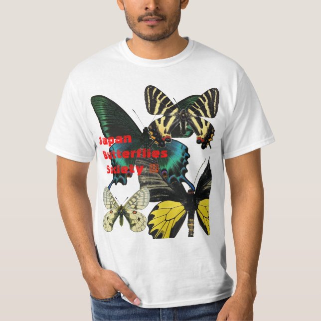 CAMISETA JBS ミヤマカラスアゲハ キシタアゲハ ウスバキチョウ ギフチョウ (Anverso)