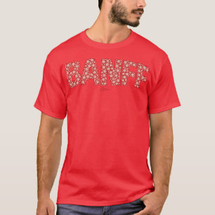 Camiseta JCombs Banff, Canadá, copos de nieve