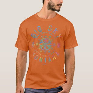 Camiseta JCombs Big Sky, Montana, Snow Premium 346