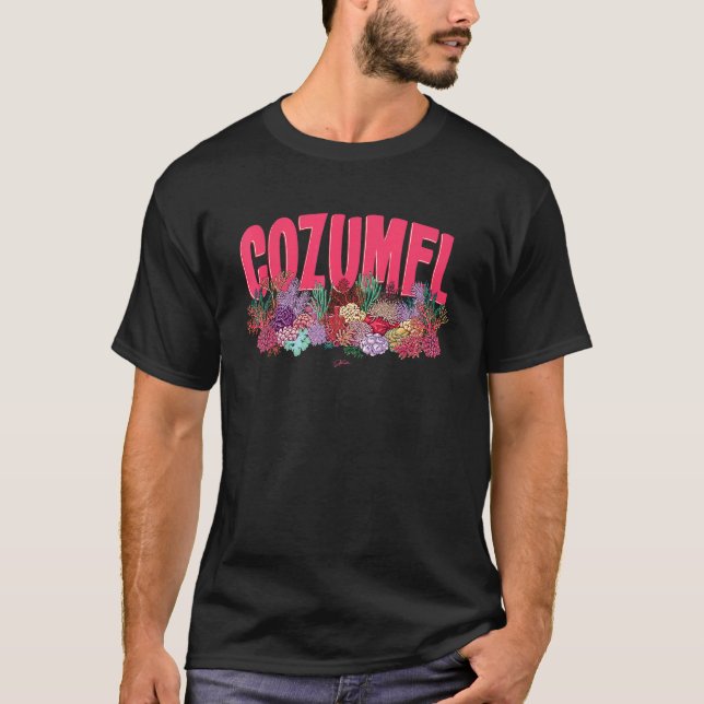 Camiseta Jcombs Cozumel México Coral Reef Garden (Anverso)