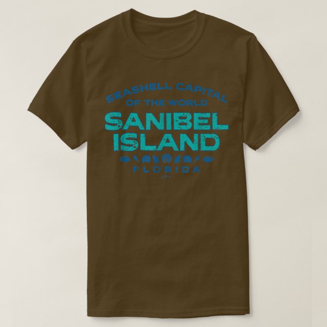 Camiseta JCombs Sanibel Island, Florida  (Diseño del anverso)