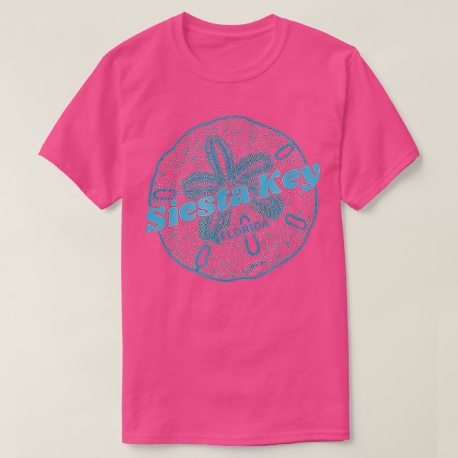 Camiseta JCombs Siesta Key Florida Sand Dollar  (Diseño del anverso)