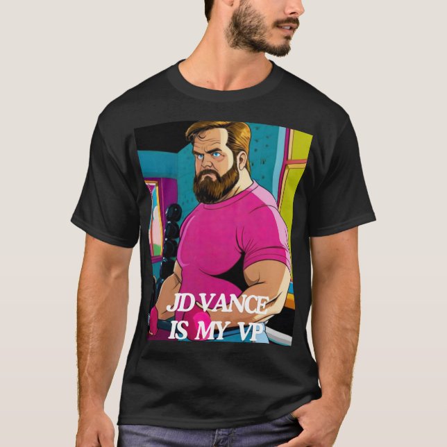 Camiseta JD VANCE ES MI vicepresidente (Anverso)
