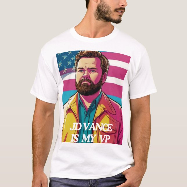 Camiseta JD VANCE ES MI vicepresidente (Anverso)