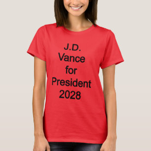 Camiseta JD Vance para presidente 2028