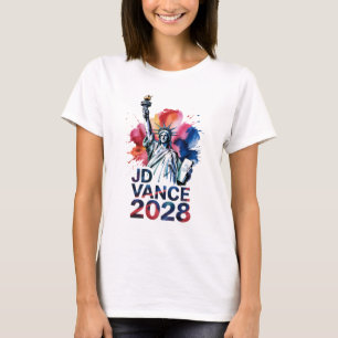 Camiseta JD Vance Presidente 2028 América Primero