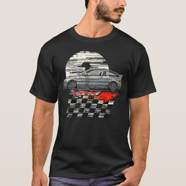 Camiseta Jdm Cr-X Ed9 Sport Coup Icono De La (Anverso)