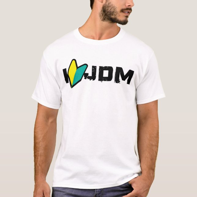 Camiseta jdm del corazón i (Anverso)