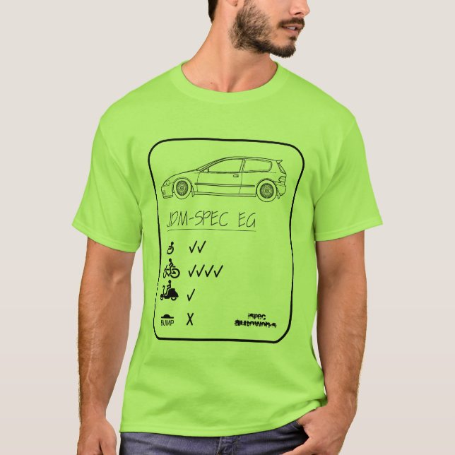 CAMISETA JDM EG. (Anverso)