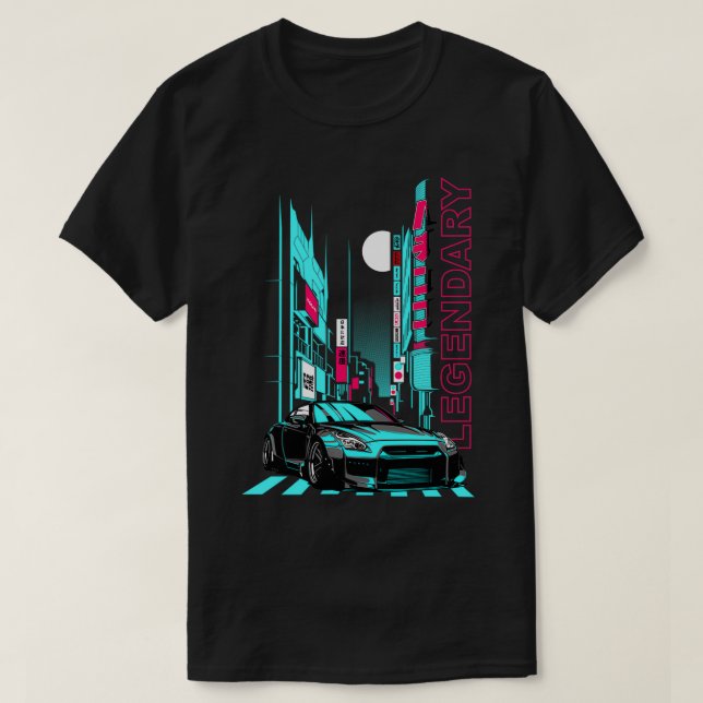 Camiseta JDM Japonés Tokio Racecar Tuning Car Pullover (Diseño del anverso)