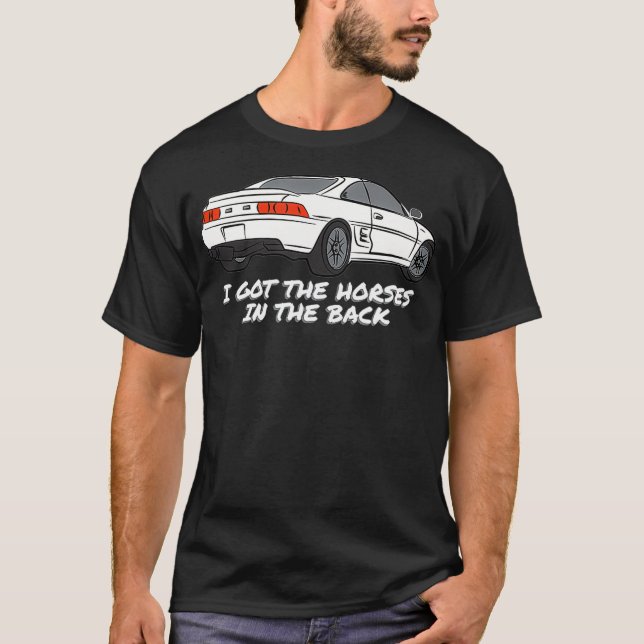 Camiseta JDM MR2 SW20 Tengo Los Caballos En La Espalda (Anverso)