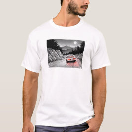 Camiseta JDM Panda Estilo Manga Deriva en la Montaña