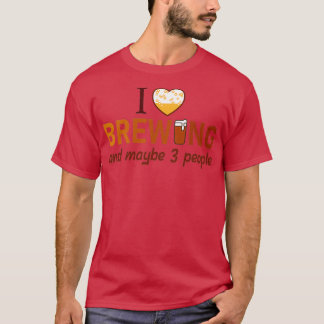 Camiseta Je coeur brasse clasique