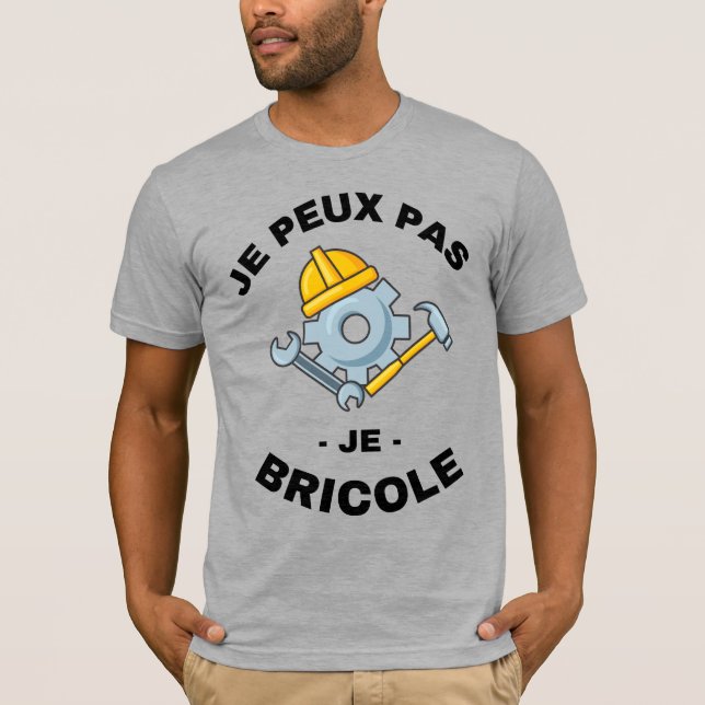 Camiseta Je peux pas je bricole (Anverso)