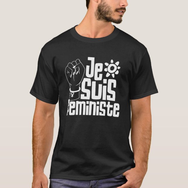 Camiseta Je Suis Feministe Derechos de la Mujer Feminismo (Anverso)