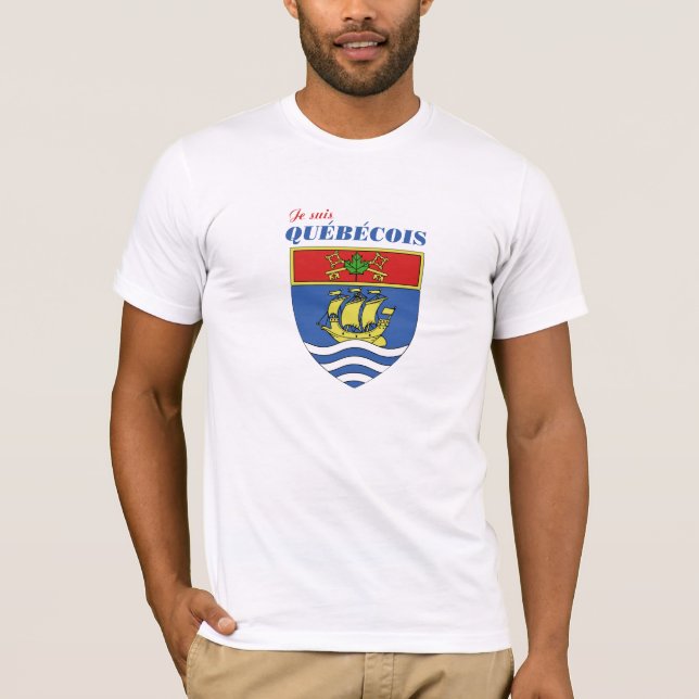 Camiseta Je suis Quebecois (Anverso)