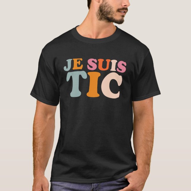 Camiseta Je Suis TAC TIC Et TAC Duo Costuma para 2 personas (Anverso)