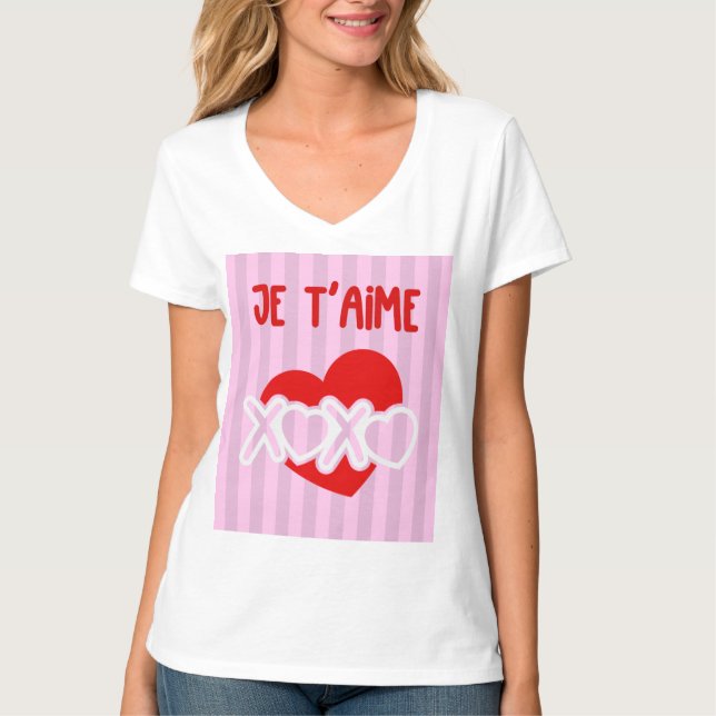 Camiseta Je t’aime. (Anverso)