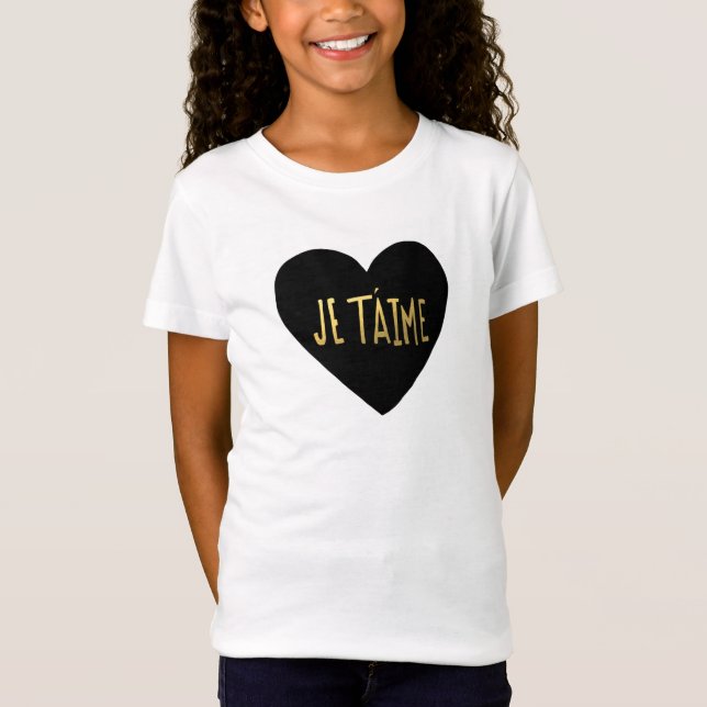 Camiseta Je T'aime (Anverso)