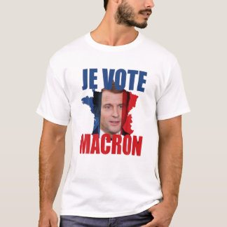 Camiseta Je Vote Macron 2022 France Election 22 Macron For