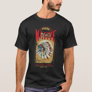 Camiseta Jeags Nativo Estadounidense tribu Guerrera Indio O