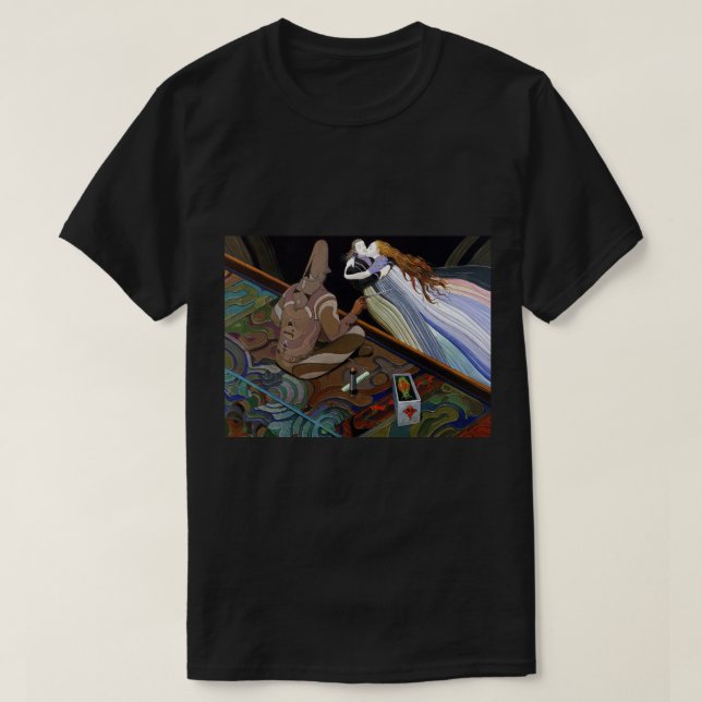 Camiseta Jean Giraud, 1938-2012, FranceMoebius imaginativ (Diseño del anverso)