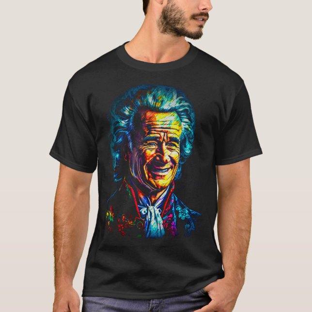 Camiseta Jean Jacques Rousseau Philosopher (Anverso)