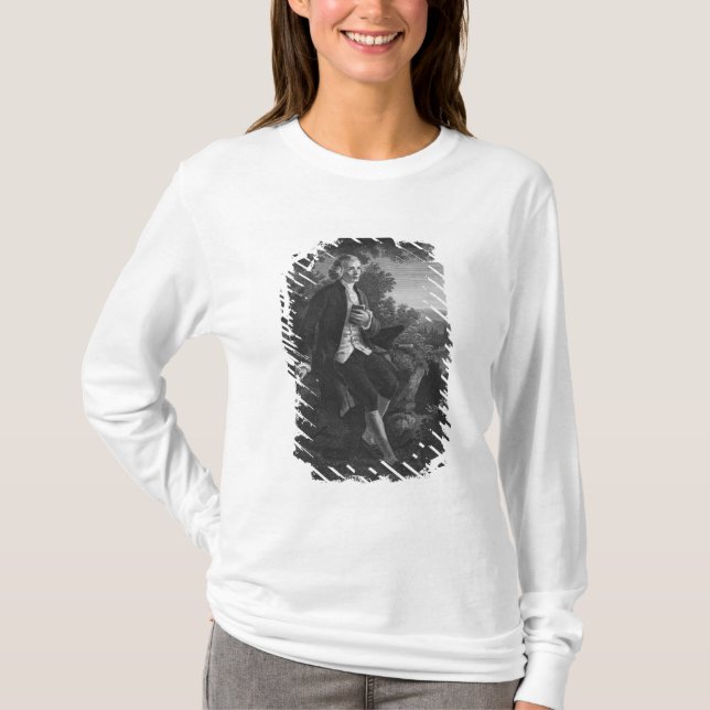 Camiseta Jean-Jacques Rousseau que compone 'Emile (Anverso)