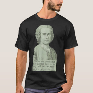 Camiseta Jean-Jacques Rousseau Retrato Y Cita