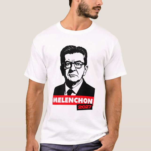Camiseta Jean-Luc Mélenchon – 2027 (Anverso)